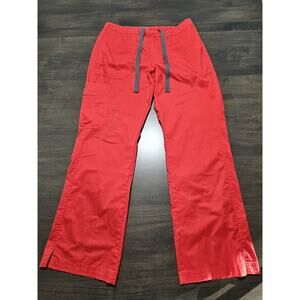 WOMEN'S BIO SCRUB BOTTOMS PANTS SIZE SP COLOR RED